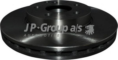 JP GROUP 1363104700 -  Диск тормозной передний вентилируемый